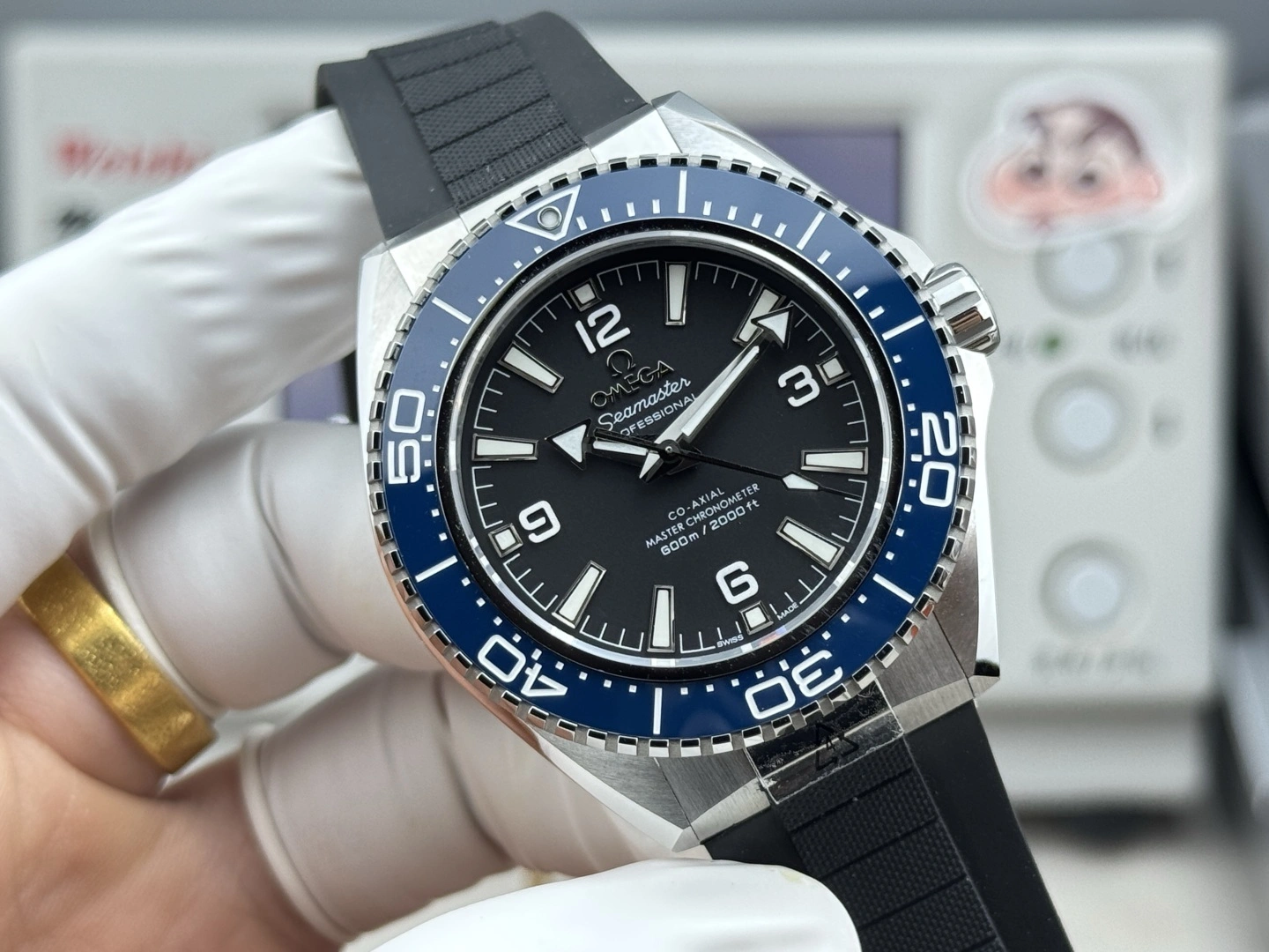 CBD Factory Omega Seamaster Planet Ocean 600M 42mm Matte Black Dial Blue Ceramic Bezel with White Diving Scale(217.30.42.21.01.002) 1:1 Super Clone – Dandong 8912 Movement Durable 242